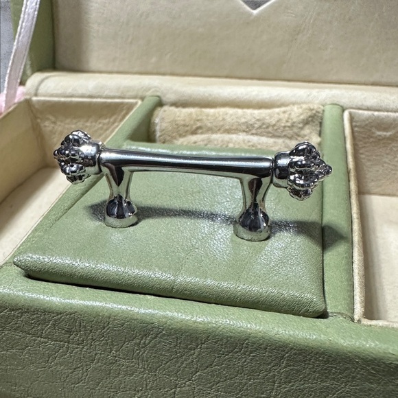 Juicy Couture Jewelry Box Pink & Mint Green Silver Heart *No Inside Drawers* - Picture 11 of 12